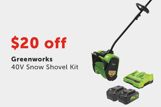 Greenworks 40V Snow Shovel Kit