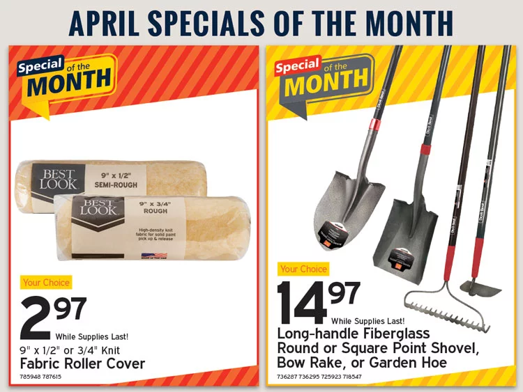 monthly specials