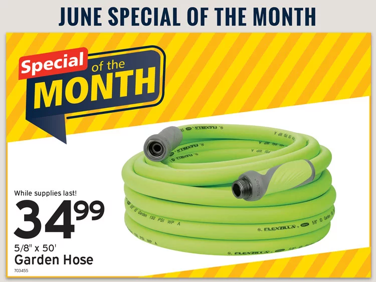 Special of the Month | 5/8" x 50' Garden Hose