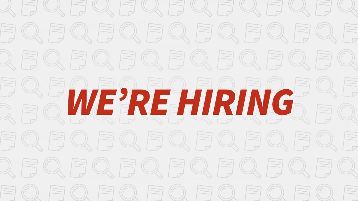 We're Hiring Banner