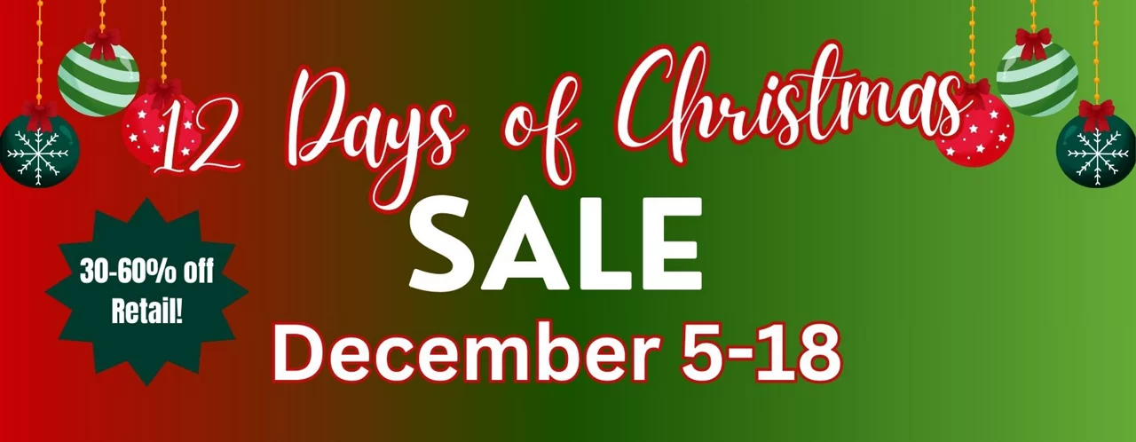 12 Days of Christmas Sale