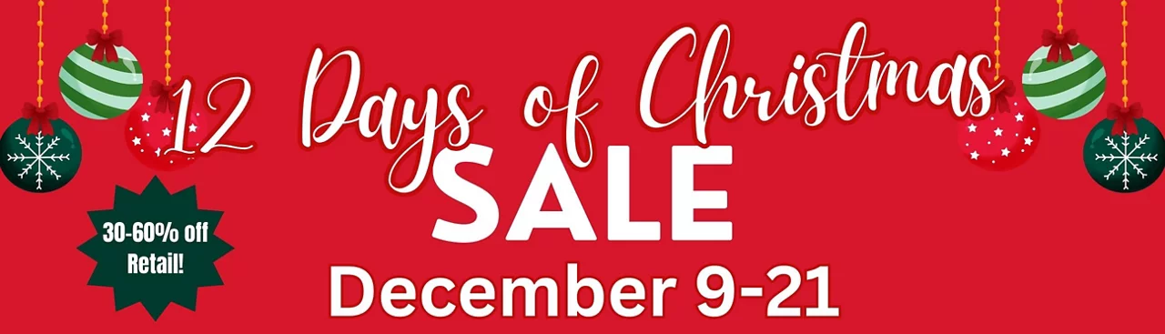 12 Days of Christmas Sale
