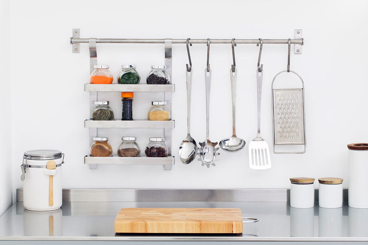 Organized kitchen counter