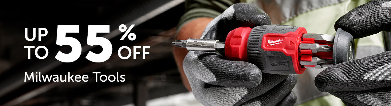 Up to 55% Off Milwaukee Tools