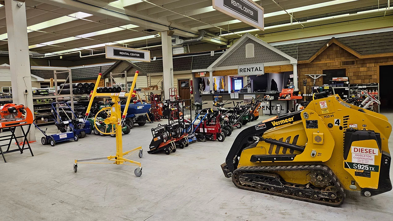 In-store rental center