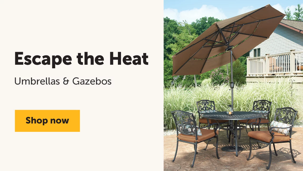 Escape the Heat - Shop Umbrellas & Gazebos