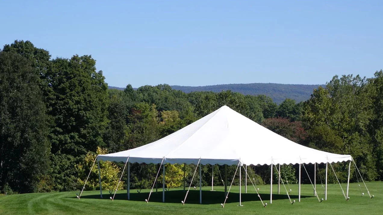 White party rental tent