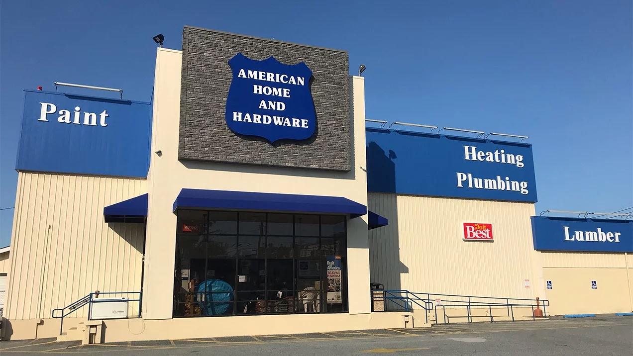 Newly updated American Home and Hardware Storefront
