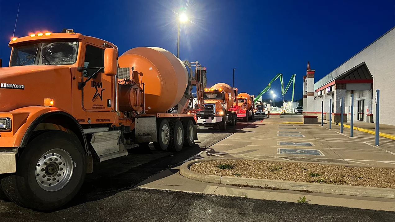 concrete mixer truck