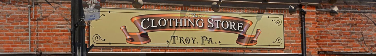 Clothing banner