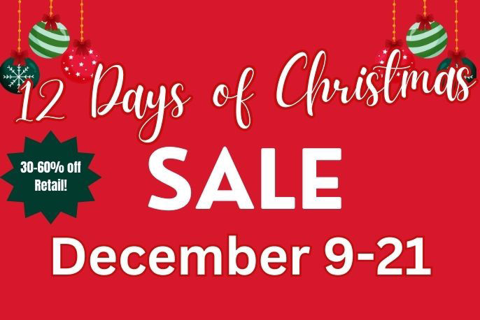 12 Days of Christmas Sale
