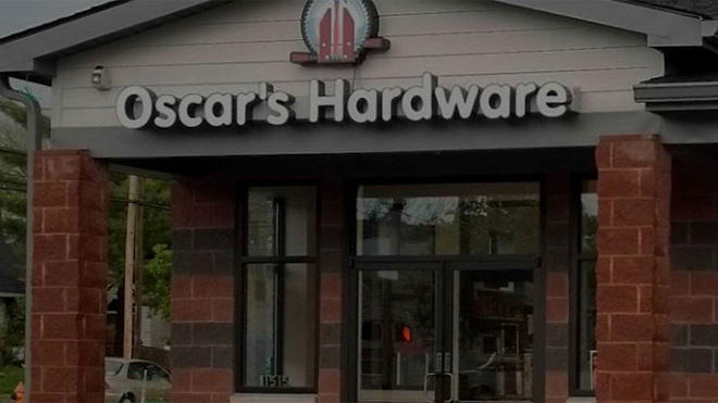 Oscar's Hardware Store Front