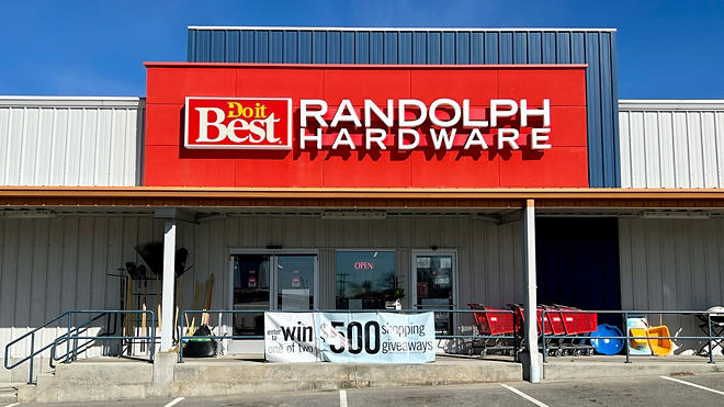 Randolph Hardware storefront
