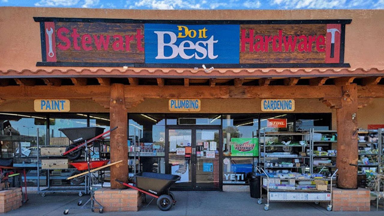 Image of Stewart Hardware storefront