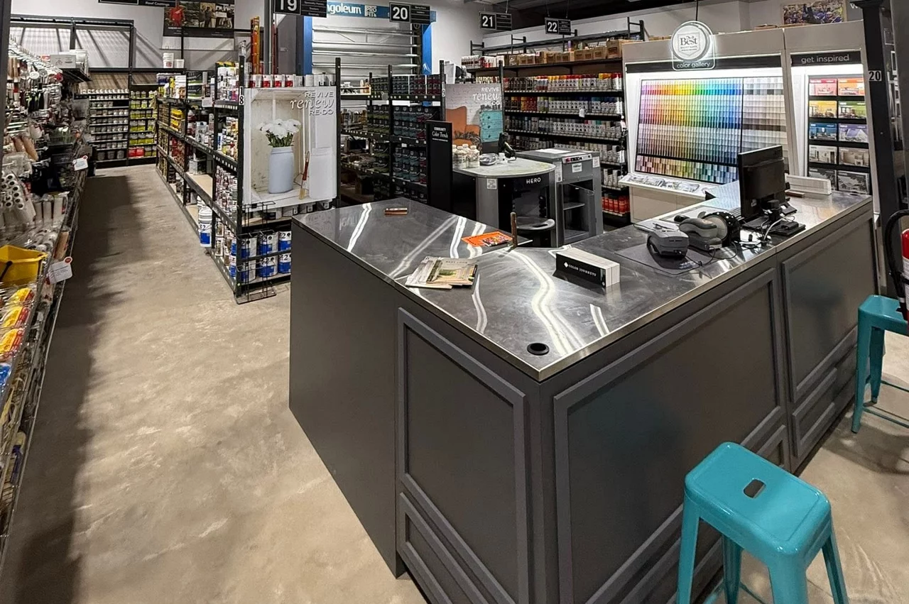 The color bar paint center in Water Valley Nabors