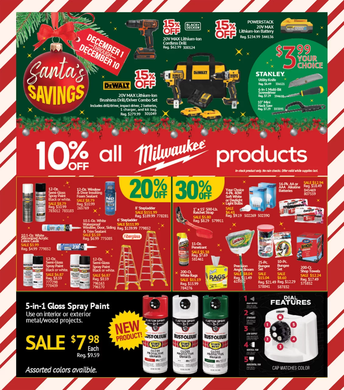 Santa's Savings December Flyer