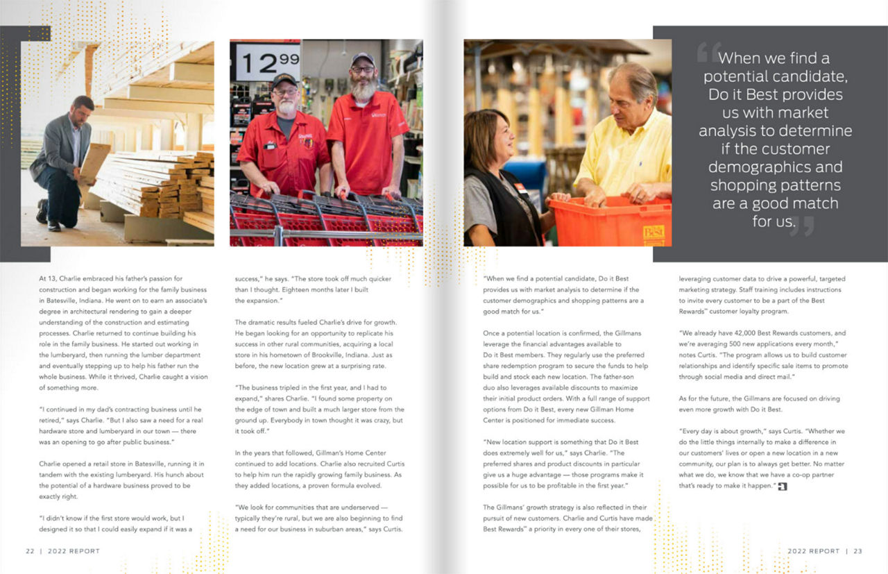 Do It Best Annual Report page 2