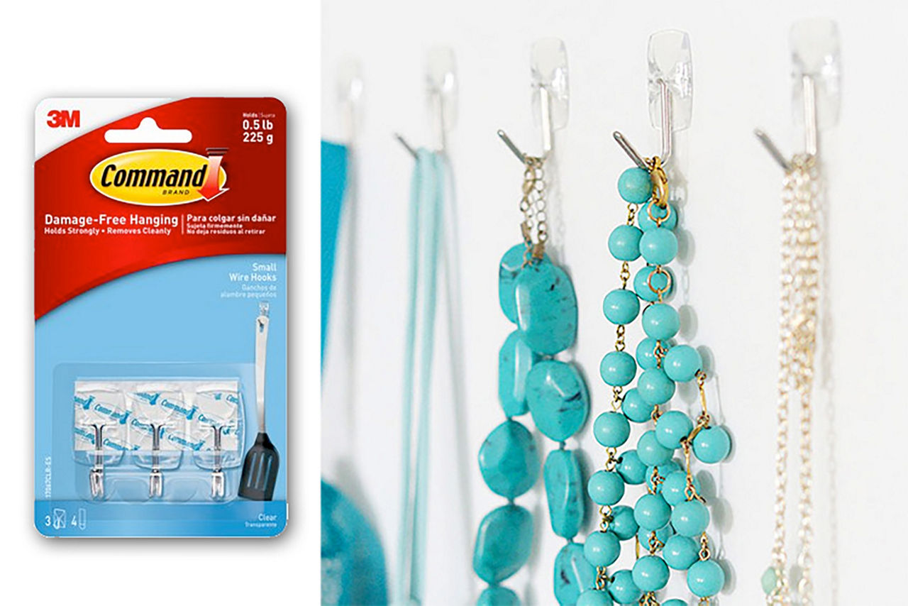 Photo is command small wire hooks used for jewlery