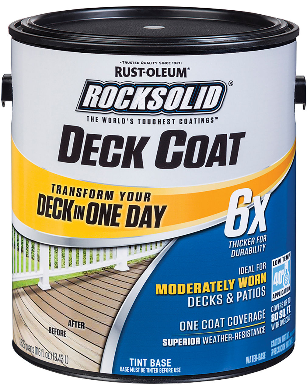 Product image for Rocksolid deck coat with one coat coverage