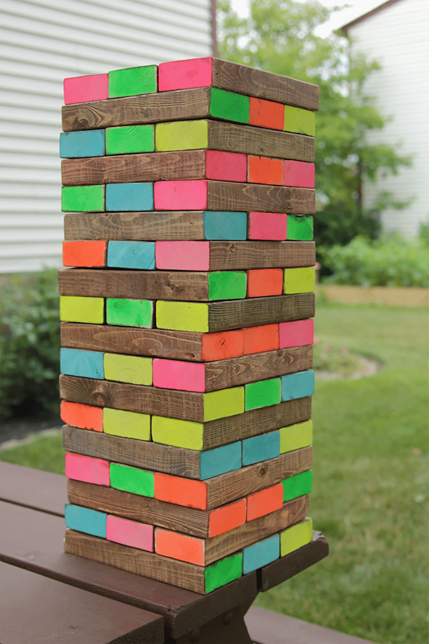 Full size giant jenga