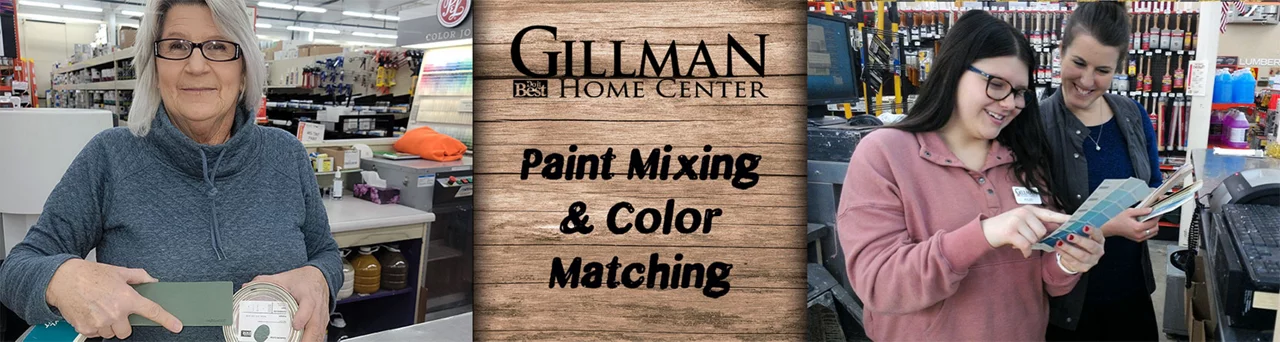 Gillman Paint mixing and color matching
