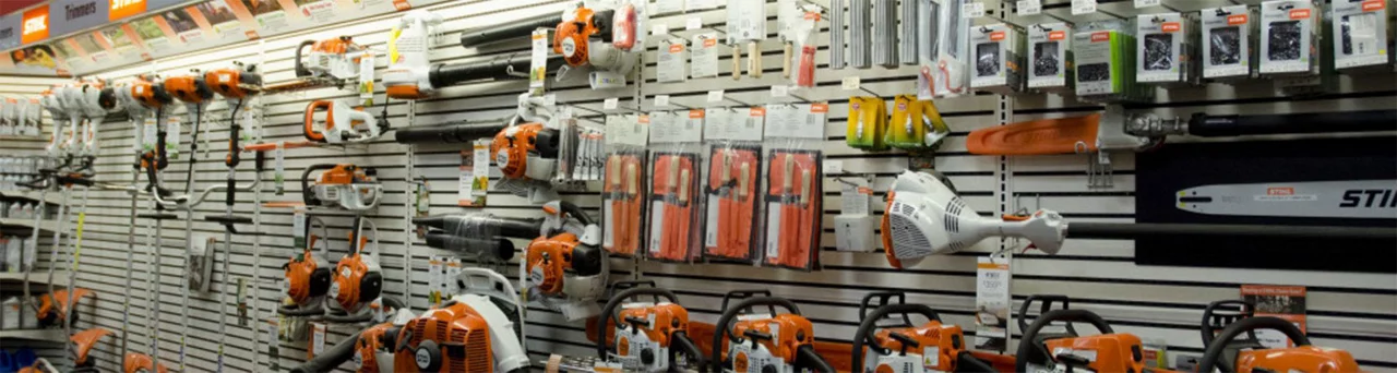 STIHL product display in Gillman's Home Centers store