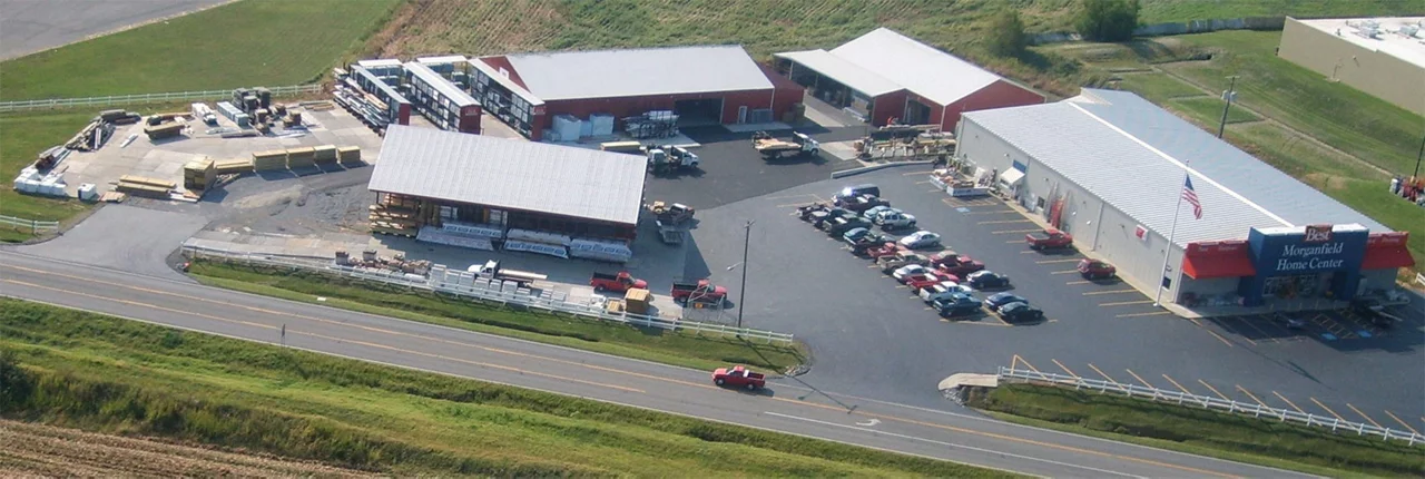 Ariel view for Morganfield Home Center
