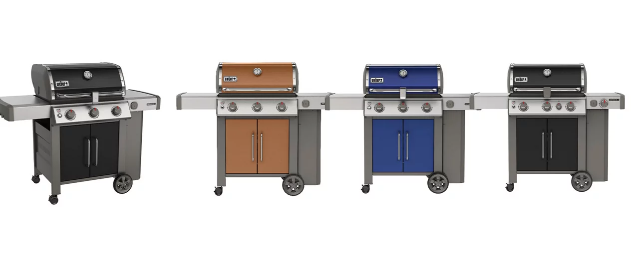 Weber grills side by side