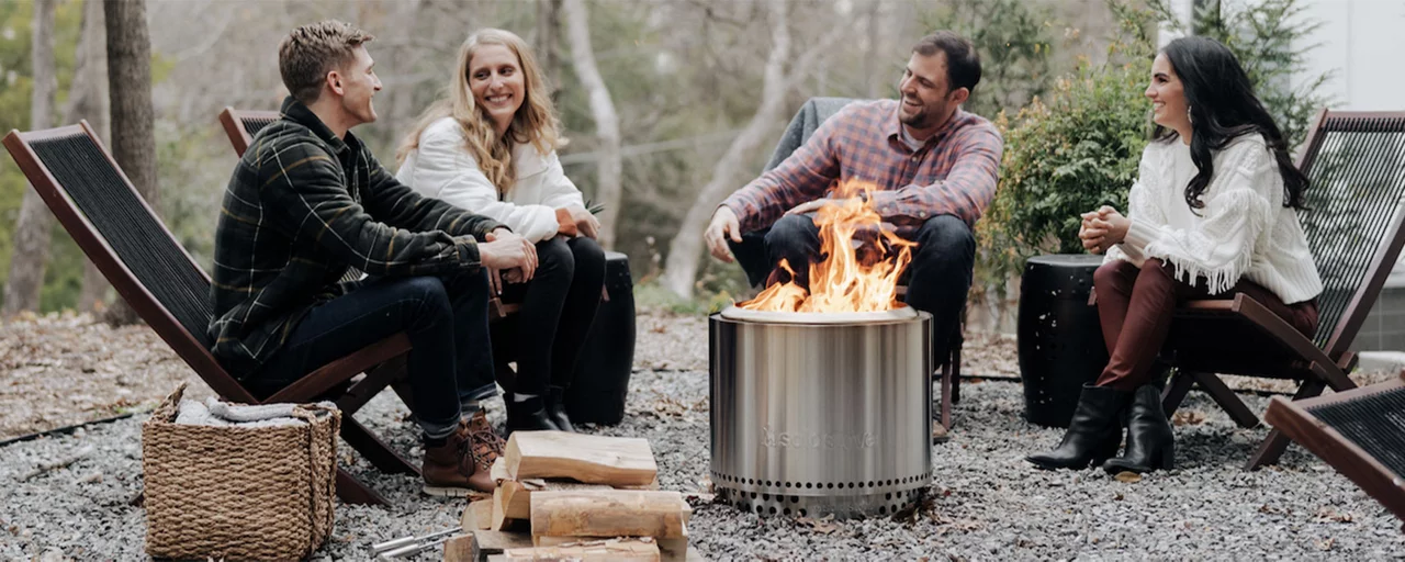 A mesmerizing fire, anywhere.