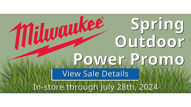 Milwaukee Spring Outdoor Power Promo Sale Details