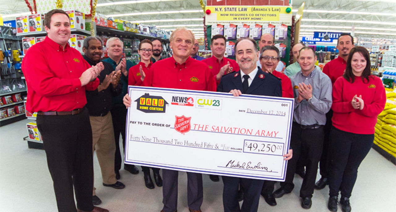In our 13th year of fundraising for The Salvation Army, we are thrilled to present The Salvation Army with a donation of $49,250.