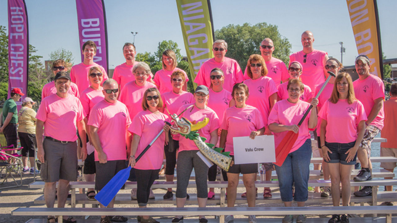 Valu Crew at the Dragon Boat Races 2016