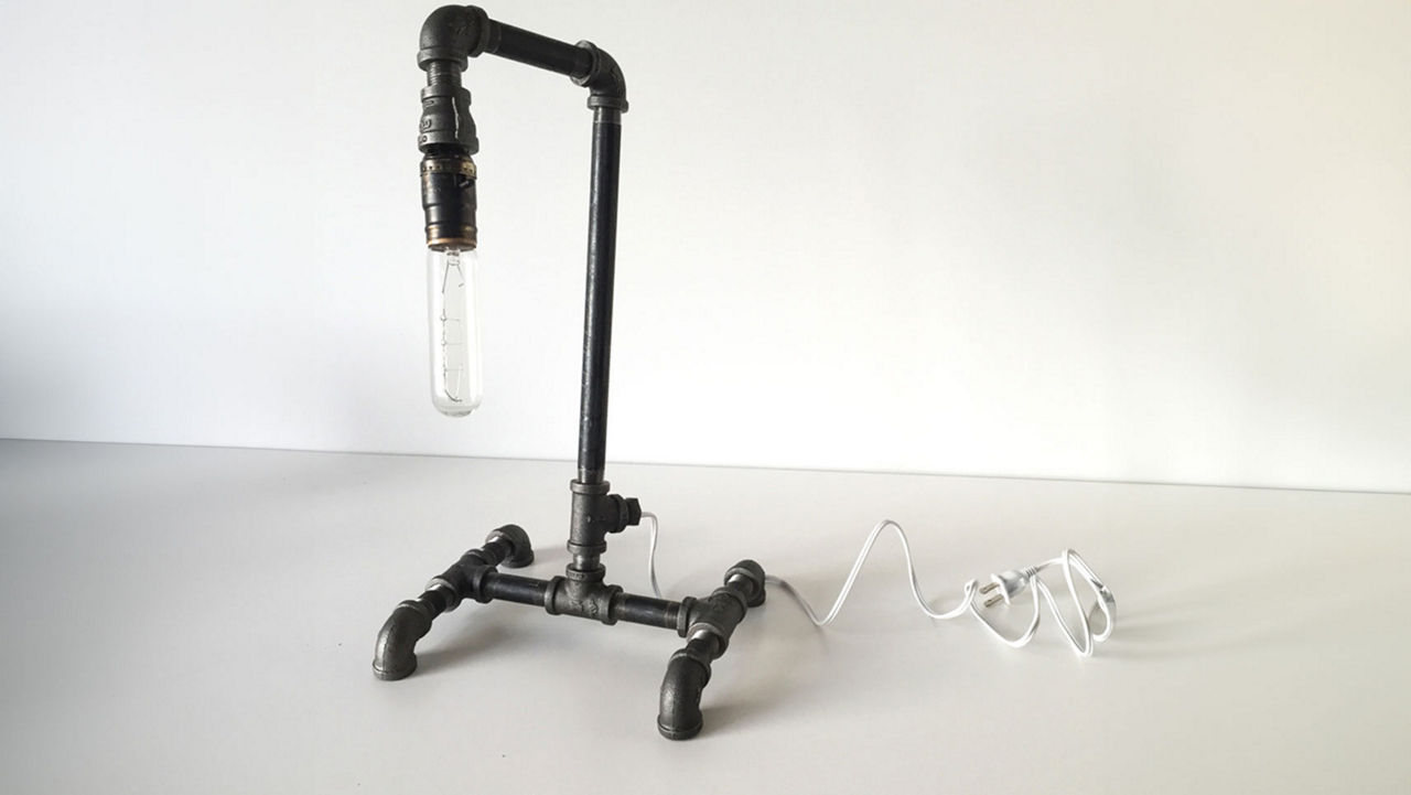 DIY Industrial Lamp