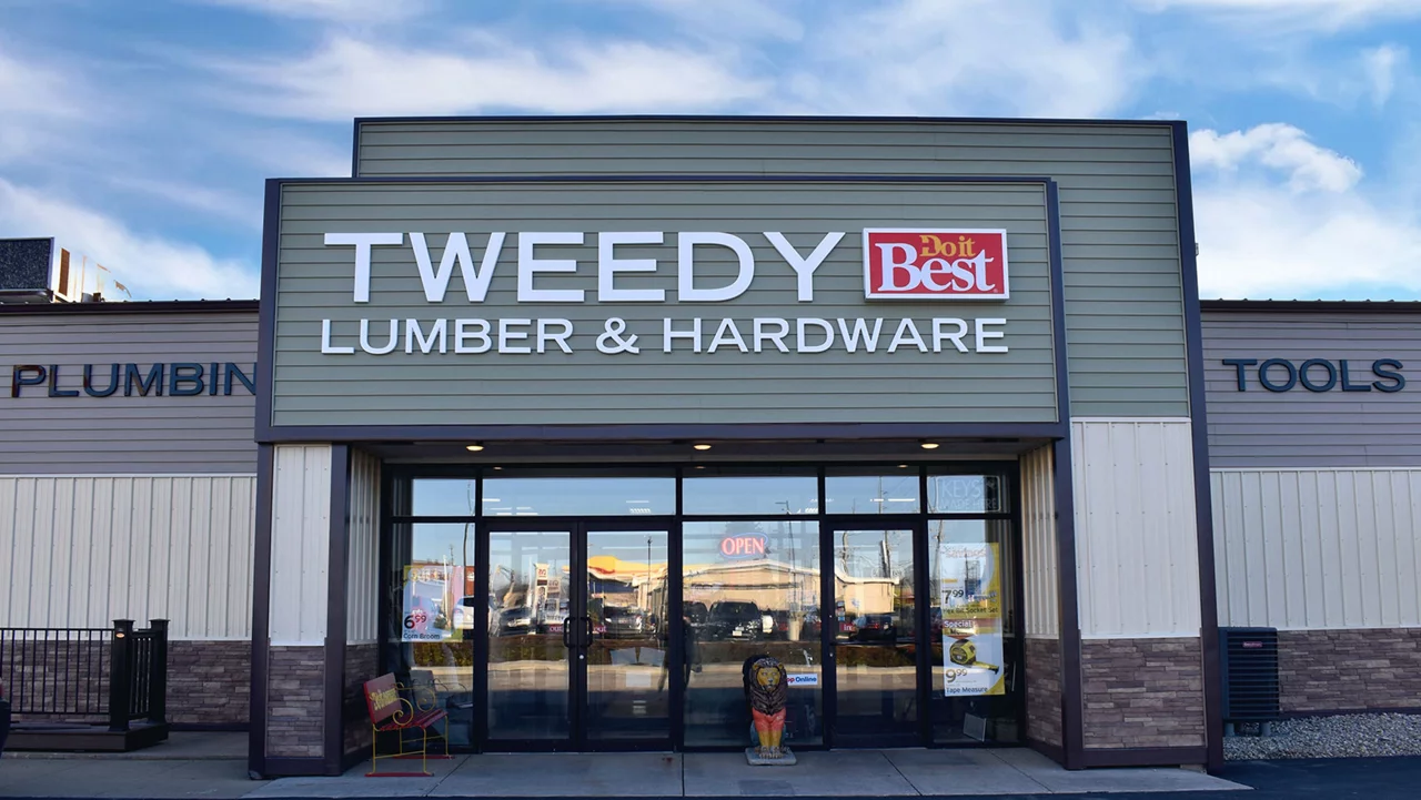 Tweedy storefront