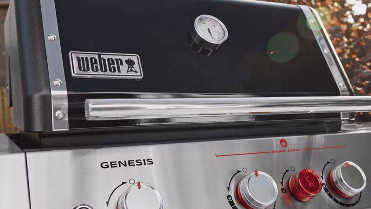 A weber grill
