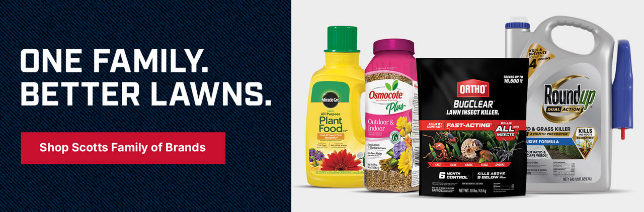 One Family. Better Lawns. Shop Scotts Family of Brands