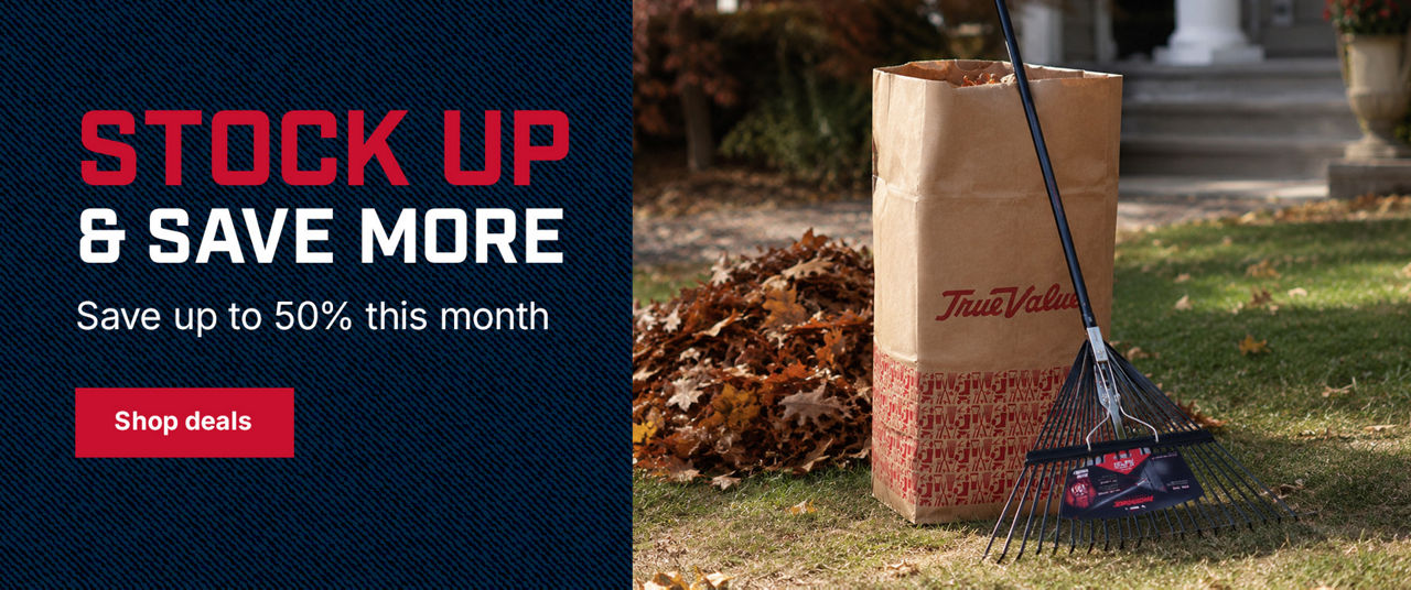 Stock Up & Save More — Save up to 50% this month