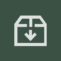 Delivery Services Icon of a Box with an arrow