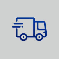 Free Delivery Service Icon of a Box Moving Truck