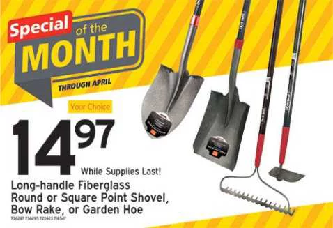 Shovel Rake Hoe