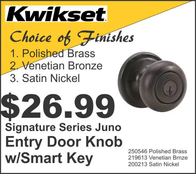Entry Door Knob w/Smart Key
