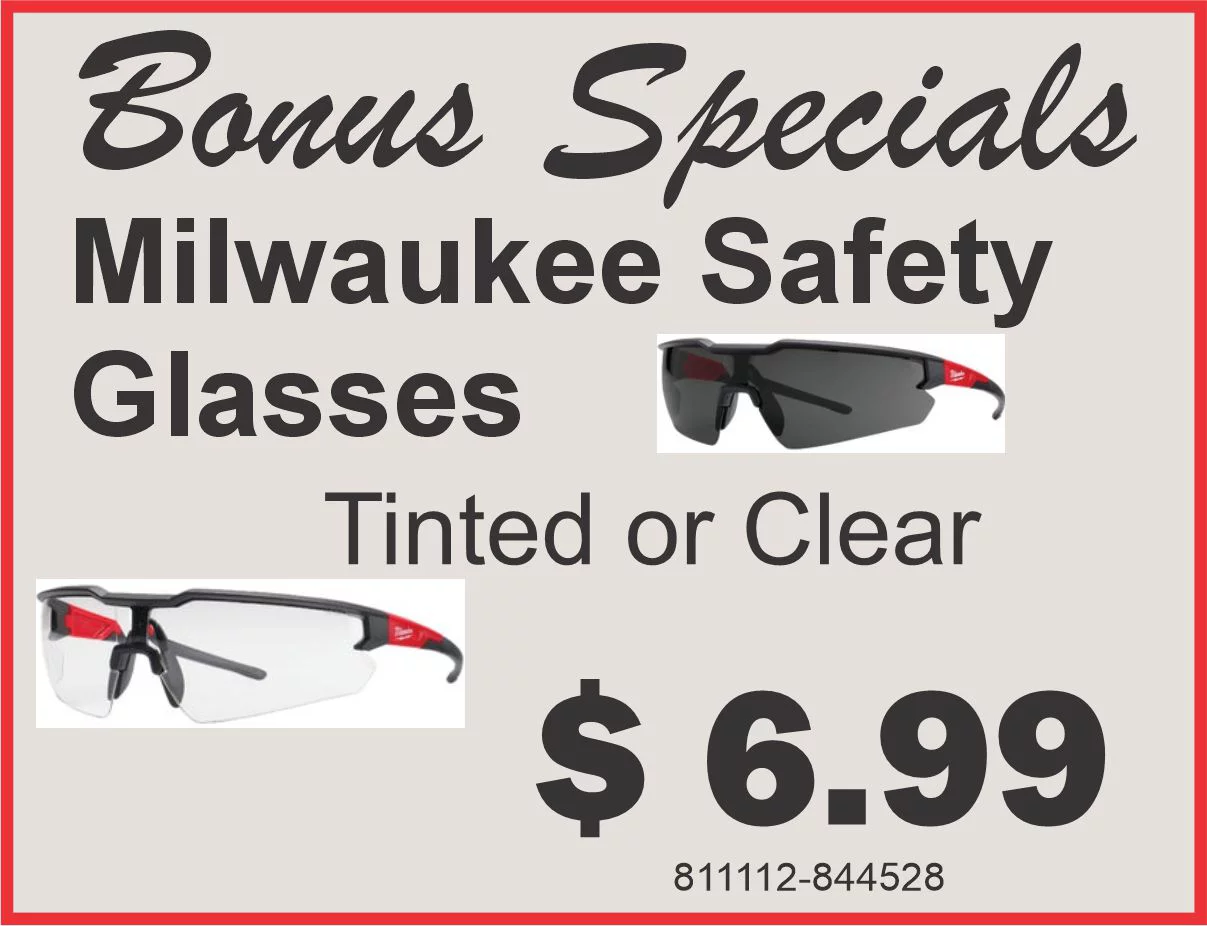 Milwaukee Safety Glasses