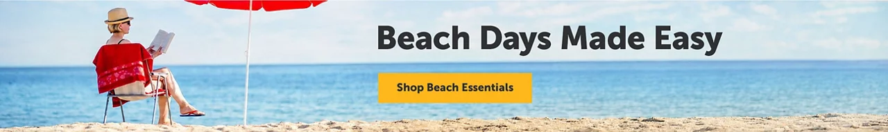Beach Days Made Easy! Shop Beach Essentials