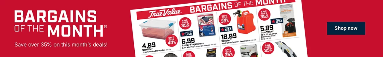 Bargains of the Month – Save over 35% on this month's deals!