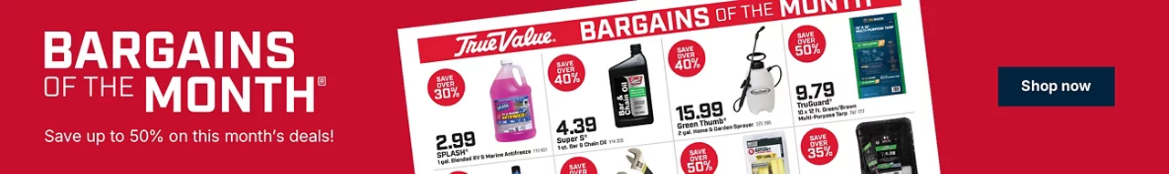 Bargains of the Month – Save over 50% on this month's deals!