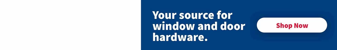 Shop window and door hardware.