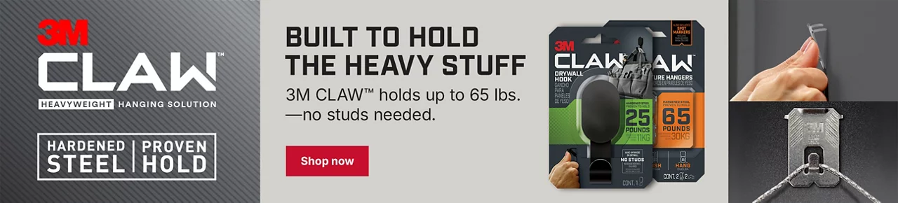 Built to Hold the Heavy Stuff — Shop 3M Claw