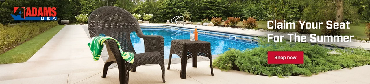 Claim your seat for the summer - Adams Chairs Shop now