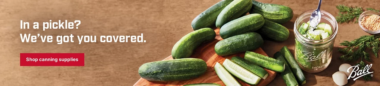 In a pickle? We've got you covered. Shop canning supplies