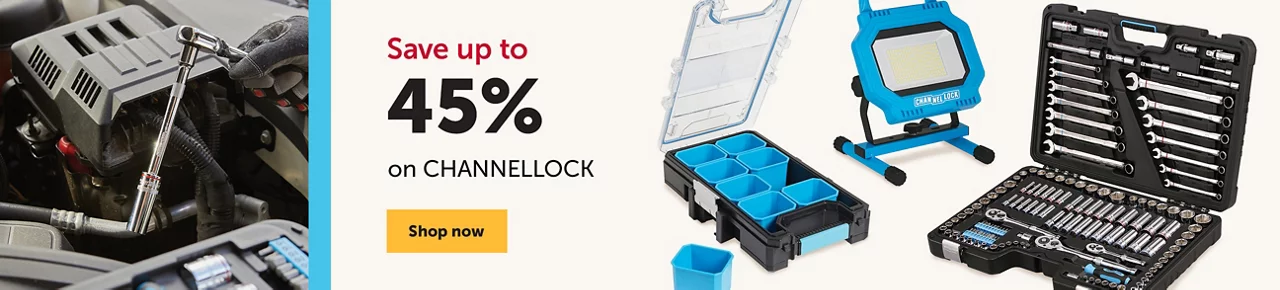 Save up to 45% on CHANNELLOCK — Shop now!